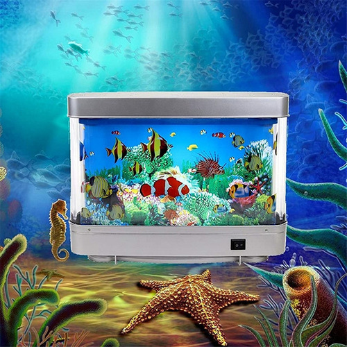 Lámpara Led Dinámica Virtual Para Pecera Dolphin Artificial