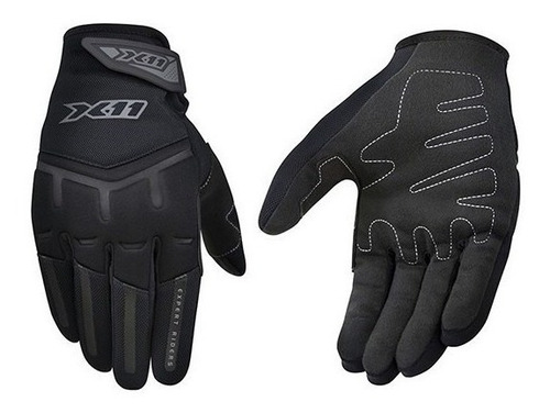 Luva Moto Fit X Função Touch Screen Motociclista X11 Cor Preto Tamanho G