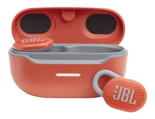 Fone De Ouvido Esportivo Sem Fio Endurance Race Tws Jbl Cor Coral