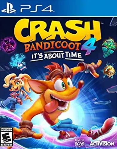 Jogo Crash Bandicoot 4 Its About Time Ps4 Mídia Física