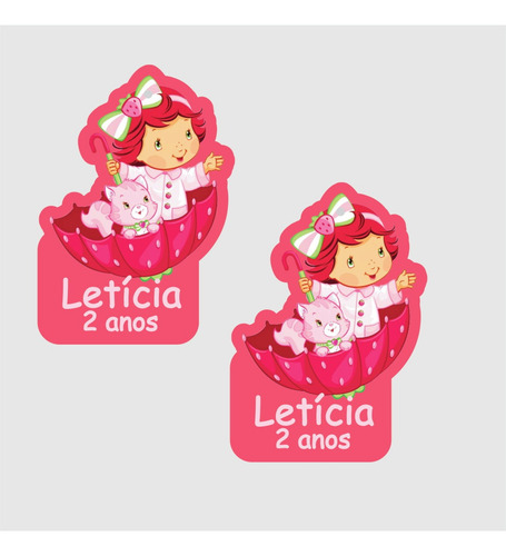 Kit 20un Chaveiro Personalizado Moranguinho Em Mdf A8