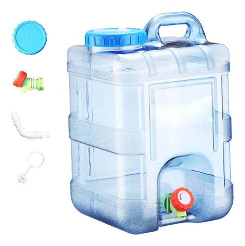 Um Recipiente De Água De Acampamento Com Torneira De 15 Litr