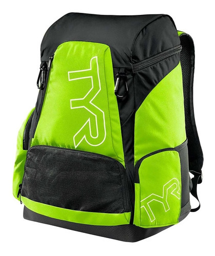 Mochila Natação Alliance 45 Litros Backpack Tyr Cor Amarelo fluorescente/Preto
