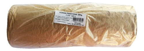 1000 Formas de Papel Panetone 250g - Petropel (10pct)