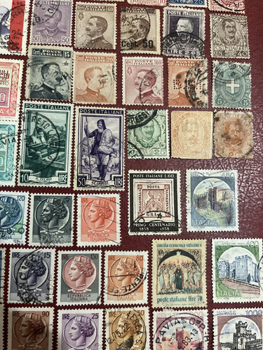 Sello Postal Correo Italia 120 Estampillas De Colección Vea (Usado)