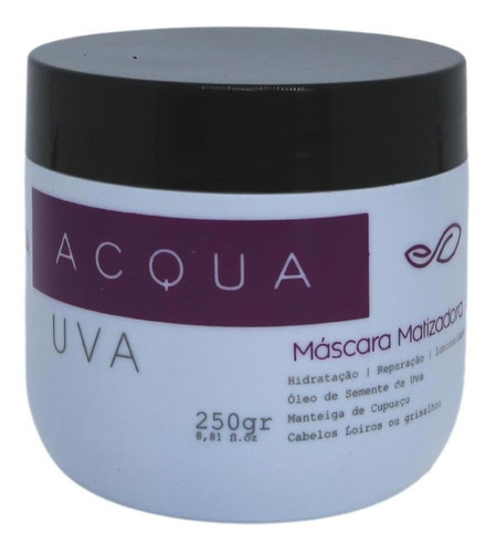 Máscara Vegana Matizadora - Acqua Uva