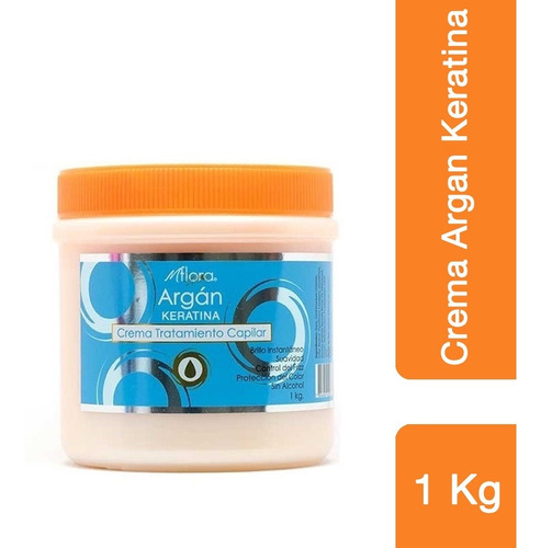 Crema Keratina Para El Cabello De Argan 1 Kilo Flora