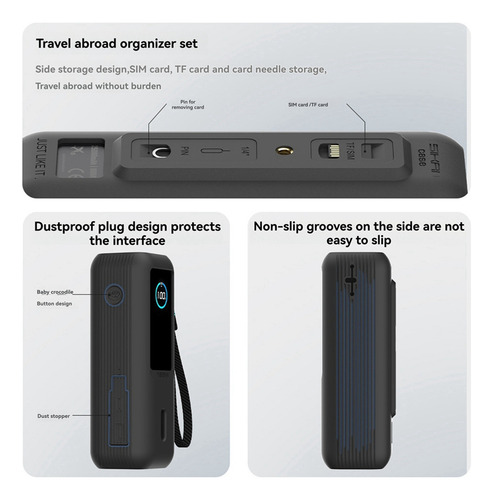 Funda De Silicona Sikai Case Para Power Bank Anker 165 W Pro
