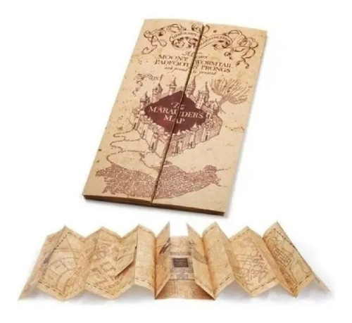 Mapa Do Maroto - Marauder's Maps Harry Potter