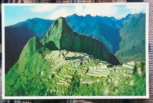 Vintage Postal Machu Picchu Años 60 Udo Shack Fotografia