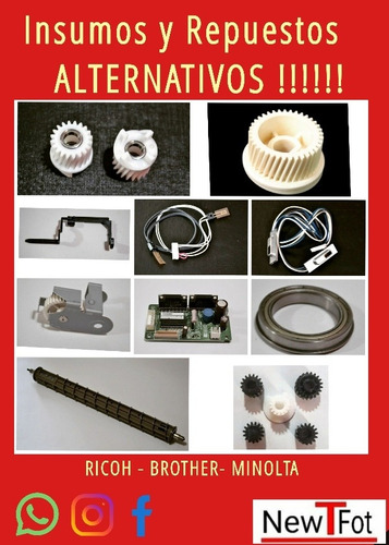 Rodillo De Presion Kyocera Km 3035 5035 3050 4050