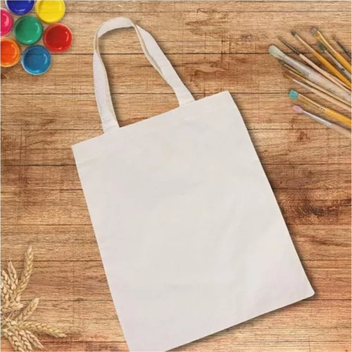 500 Sacolas Ecológicas 20x30(ecobag)tecido Algodão Cru Lisa.