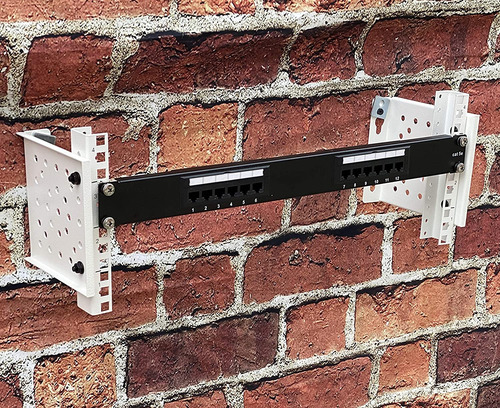 Rack De Montaje Pared Vertical De 19 Pulgadas Extremos,...