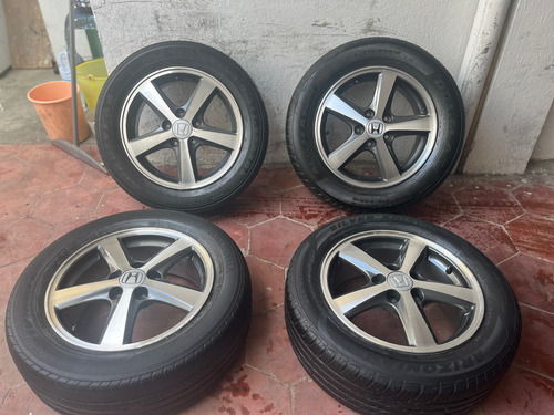 Rines 16 Honda Civic Accord Crv Original Rines Solos Gris Oscuro (Usado)