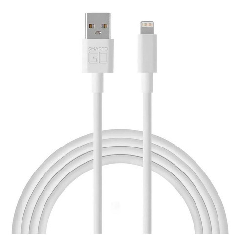 Cable Usb iPhone Blindado 1.2m Smartogo Wi401 Blanco