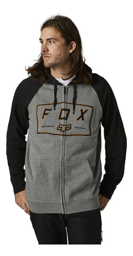 Imagen 3 de 3 de Buzo Fox Racing - Badger Zip Fleece