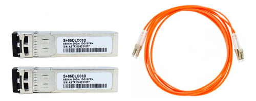 Kit Cabo Conexão Direta 10g Dac Par Gbic Multimodo Lc 3m
