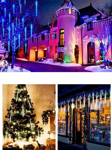* Serie Led 192pcs Led Luces Navidad Meteorito Luz Luses Led