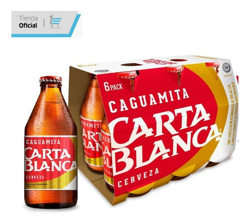 Cerveza Caguamita Carta Blanca 6 Pack 300ml ¡tienda Oficial!