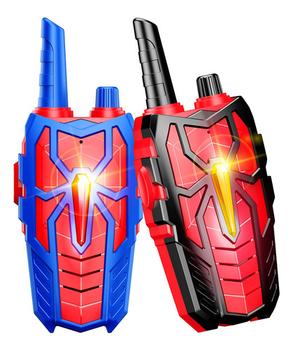 Walkie Talkies 2 Radios Spiderman Niños Regalo Navidad 2