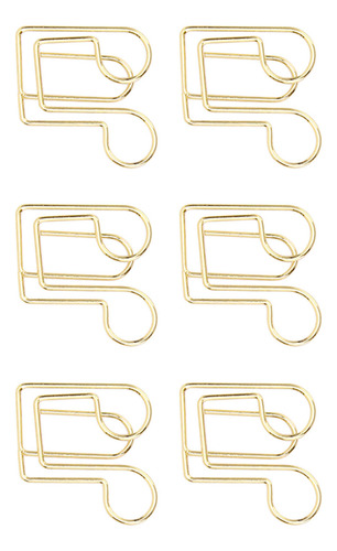 Clips De Papel Moldeados, 100 Piezas, Evitan Que Se Deslicen