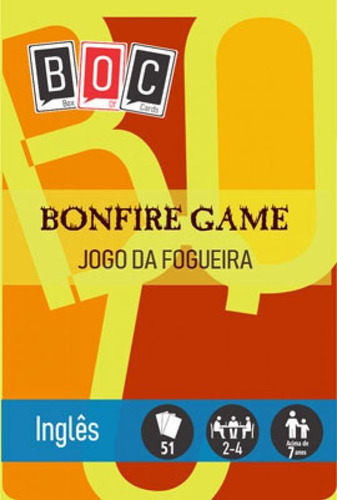 Jogo Da Fogueira - Boc 10, De Chaves, Roberta Gomes. Editora Boc  Box Of Cards, Capa Mole Em Inglês