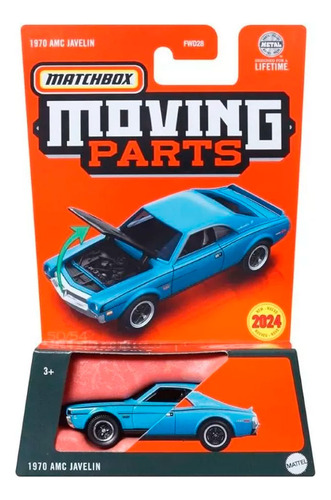 Matchbox Metal Moving Parts Amc Javelin 1970 - Vaj