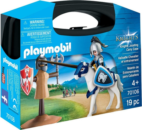 Playmobil Maletin Entrenamiento Caballero 70106 Knights Ink