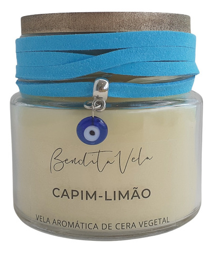 Vela Aromática Vegetal Capim-limão 140 G Full - Bendita Vela