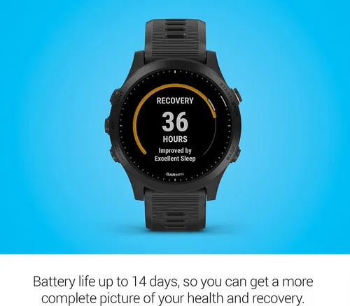 Smartwatch Garmin Forerunner 945 Gps Triathlon Running Music Negro Negro Negro