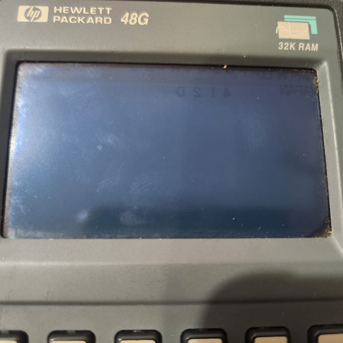Não Funciona / Calculadora Hp 48g Hewlett Packard - Ler Des (Usado)