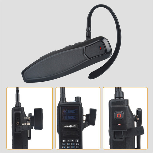 . Auriculares Inalámbricos Walkie Talkie Con Bluetooth Ptt,