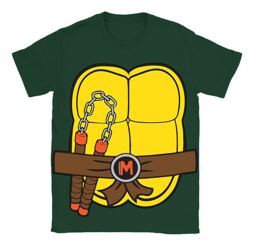 Camiseta Remera Tortugas Ninjas Estampadas Frente Y Espalda