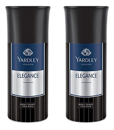 Yardley Elegance Body Spray For Men, 150ml (pack Of 2)