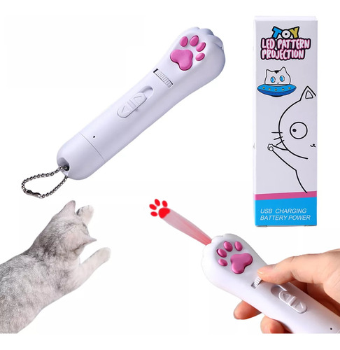 Juguetes Para Gato Con Puntero Láser Recargable Por Usb