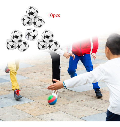 10x Mini Pelotas De Fútbol Pelotas Deportivas Divertidas De