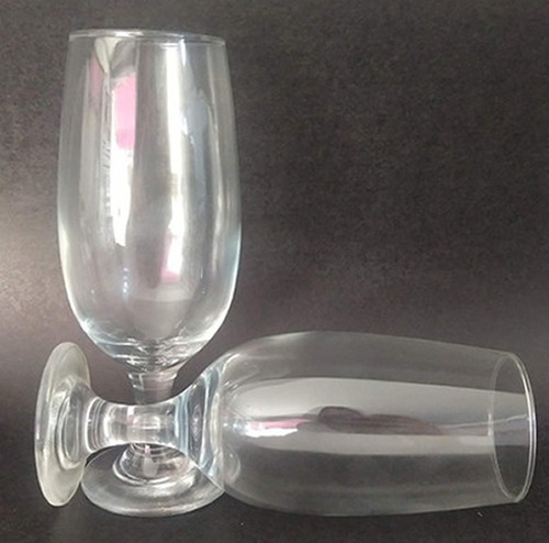 Kit Jogo 06 Taça Floripa Vidro Transparente Sublimação 300ml