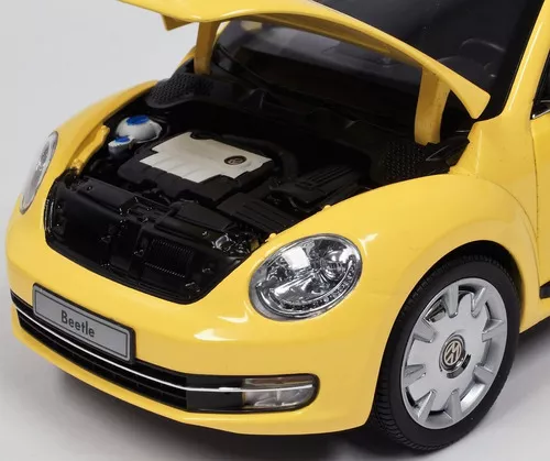 Vehículos modelo de coche a escala 1:18, compatible con Volkswagen Beetle,  colección de modelos de coche de aleación de simulación de sedán retro