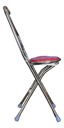 Bastón Plegable De Cuatro Puntas Con Asiento Adulto