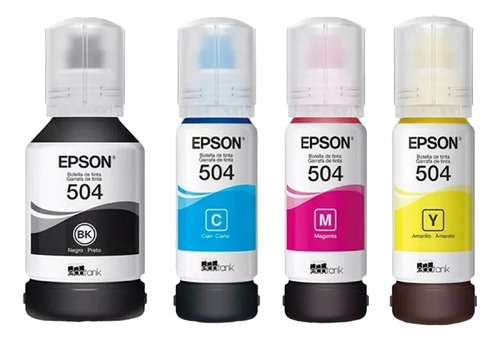 Pack De Tintas Epson 504 Originales (en Caja)