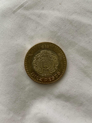 Moneda Dorada De 10 Pesos Mexicanos 2024