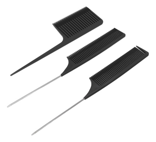 Juego De 3 Peines Para Separar El Cabello, Para Resaltar La