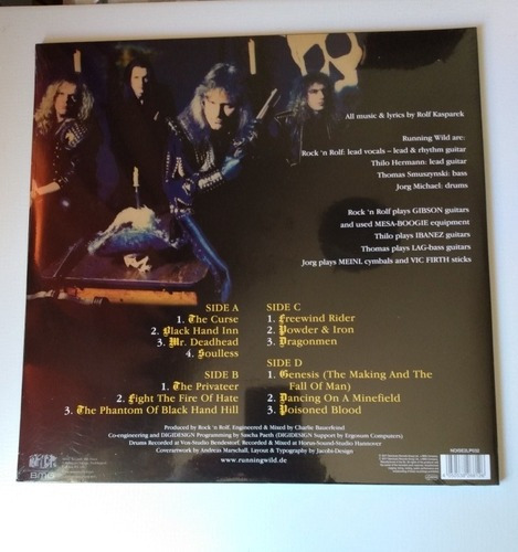 Running Wild - Black Hand In/Black, 2 unidades
