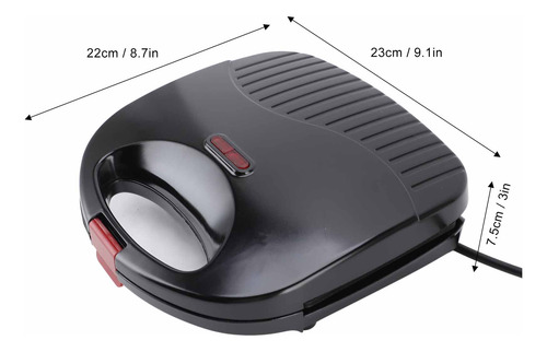 Máquina Para Hacer Gofres De Doble Cara, Antiadherente, 750