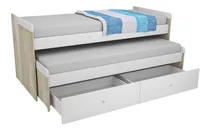 Comprar Cama Nido Doble Superpuesta 3x1 Camas Cuchetas 2 Cajones Tex