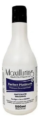 Kit 2 Shampoo Desamarelador Maxilluring 500ml + Brinde