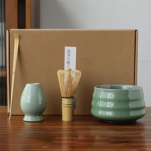 Juego De Té Japonés Matcha 4 En 1 Para Utensilios De Té