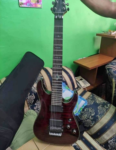 Guitarra Schecter 7 Cuerdas Pastillas Emg Puente floyd rose 