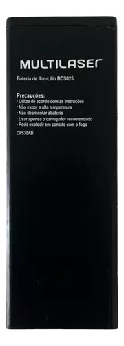 Flex Carga Bateria Bcs025 Multilaser Ms40s P9025 Original