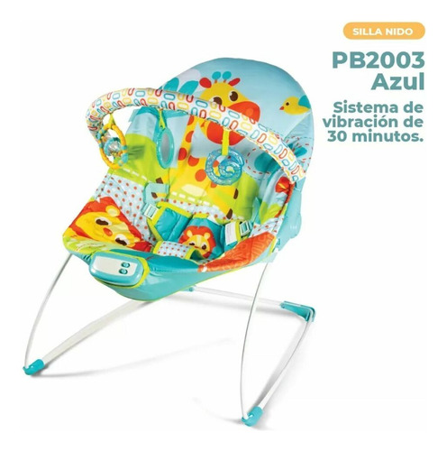 Silla Nido Y Mecedora Para Bebe Pikaboo Musical Vibratoria
